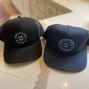 Lot of 2 Brixton Hats